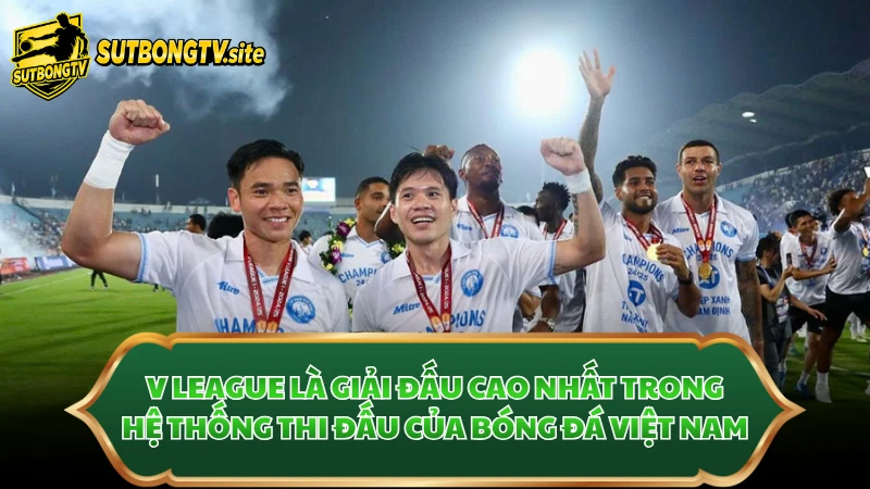 V League là giải đấu cao nhất trong hệ thống thi đấu của bóng đá Việt Nam